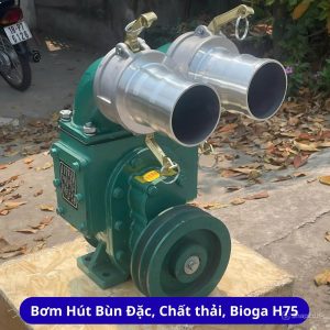 Bơm hút bùn đặc chất thải H75