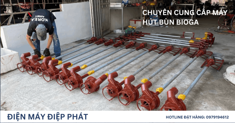 Máy hút bùn bioga